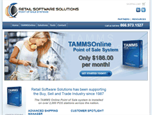 Tablet Screenshot of pos-solutions.net
